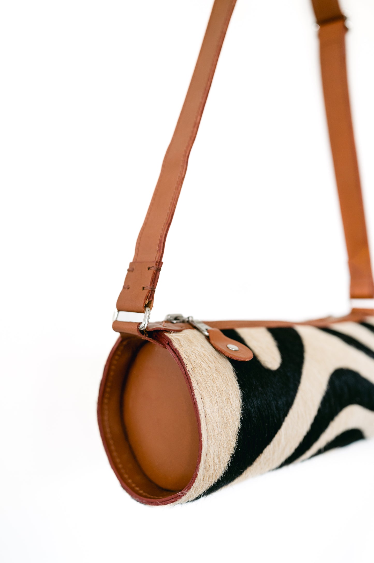 BRITISH TAN - ZEBRA HIDE